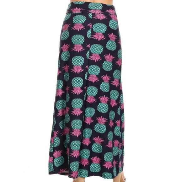 Pineapple Maxi Dress Cool & Different - Picture 3 of 4